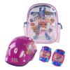 LOL SURPRISE Children's Helmet, Knee, Elbow Protection Set with Carry Bag, Girl, Ages Three Years and Above, Multi-colour (OLOL004)
