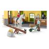 SCHLEICH Farm World Children's Horse Stable with Accessories Toy Playset, 3 to 8 Years, Multi-colour (42485)