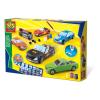 SES CREATIVE Cars Casting & Painting Kit, Unisex, Ages Six to Twelve Years, Multi-colour (01401)