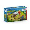 SCHLEICH Dinosaurs Tyrannosaurus Rex Attack Toy Playset, 4 to 10 Years, Multi-colour (41465)