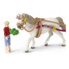 SCHLEICH Horse Club Small Carriage for the Big Horse Show Toy Playset, 5 to 12 Years, Multi-colour (42467)