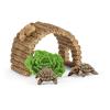 SCHLEICH Wild Life Tortoise Home Toy Playset, 3 to 8 Years, Multi-colour (42506)