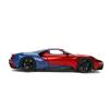 MARVEL COMICS Spiderman 2017 Ford GT Die-cast Toy Sports Car, Unisex, 1:24 Scale, Eight Years and Above, Red/Blue (253225002)