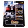 UNIVERSAL Back to the Future Nano Hollywood Rides DeLorean Die-cast Toy Time Machine Car 3-Pack Set, Unisex, Nano, 1.65 Inches, Three Years and Above, Silver (253251002)