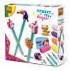 SES CREATIVE Children's Eraser Clay Designer, Unisex, 8 Years and Above, Multi-colour (00106)