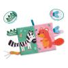 SES CREATIVE Tiny Talents Children's Sensory Animal Tails Cloth Book, Unisex, 6 Months and Above, Multi-colour (13112)