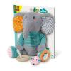 SES CREATIVE Tiny Talents Children's Olfi Sensory Elephant Toy, Unisex, 3 Months and Above, Multi-colour (13114)