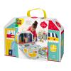 SES CREATIVE Petits Pretenders Children's Shopping District Play Suitcase and Play Mat, Unisex, Three Years and Above, Multi-colour (18013)