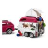 SCHLEICH Horse Club Horse Adventures with Car and Trailer Toy Playset, Unisex, 5 to 12 Years, Multi-colour (42535)