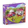 SCHLEICH Horse Club Horse Adventures with Car and Trailer Toy Playset, Unisex, 5 to 12 Years, Multi-colour (42535)