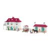 SCHLEICH Horse Club Lakeside Country House and Stable Toy Playset, Unisex, 5 to 12 Years, Multi-colour (42551)