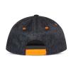 NARUTO SHIPPUDEN Logo Snapback Baseball Cap, Black/Orange (SB044326NRS)