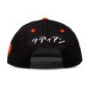 RADIANT Logo Snapback Baseball Cap, Black/Red (SB548123RDT)