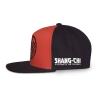 MARVEL COMICS Shang-Chi and the Legend of the Ten Rings Crest Logo Snapback Baseball Cap, Black/Red (SB040350CHI)