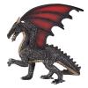 ANIMAL PLANET Mojo Fantasy Steel Dragon Toy Figure, Three Years and Above, Black/Red (387215)