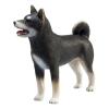 ANIMAL PLANET Mojo Farm Life Shiba Inu Black  Toy Figure, Three Years and Above, Black/White (387363)