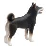 ANIMAL PLANET Mojo Farm Life Shiba Inu Black  Toy Figure, Three Years and Above, Black/White (387363)