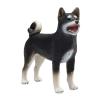 ANIMAL PLANET Mojo Farm Life Shiba Inu Black  Toy Figure, Three Years and Above, Black/White (387363)