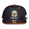 STAR WARS The Mandalorian Boba Fett Bounty Hunter Helmet Snapback Baseball Cap, Child, 5 to 6 Years, Black/Orange (SB764080STW)