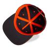 STAR WARS The Mandalorian Boba Fett Bounty Hunter Helmet Snapback Baseball Cap, Child, 5 to 6 Years, Black/Orange (SB764080STW)