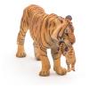 PAPO Wild Animal Kingdom Tigress with Cub Toy Figure, Three Years or Above, Multi-colour (50118)