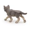 PAPO Wild Animal Kingdom Wolf Cub Toy Figure, Three Years or Above, Grey (50162)