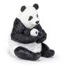 PAPO Wild Animal Kingdom Sitting Panda and Baby Toy Figure, Three Years or Above, White/Black (50196)