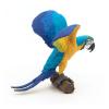 PAPO Wild Animal Kingdom Blue Ara Parrot Toy Figure, Three Years or Above, Multi-colour (50235)