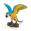 PAPO Wild Animal Kingdom Blue Ara Parrot Toy Figure, Three Years or Above, Multi-colour (50235)