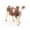 PAPO Farmyard Friends Simmental Cow Toy Figure, Three Years or Above, Brown/White (51133)