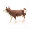 PAPO Farmyard Friends Simmental Cow Toy Figure, Three Years or Above, Brown/White (51133)