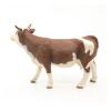 PAPO Farmyard Friends Simmental Cow Toy Figure, Three Years or Above, Brown/White (51133)