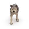 PAPO Wild Animal Kingdom Grey Wolf Toy Figure, Three Years or Above, Grey (53012)