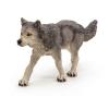 PAPO Wild Animal Kingdom Grey Wolf Toy Figure, Three Years or Above, Grey (53012)