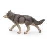 PAPO Wild Animal Kingdom Grey Wolf Toy Figure, Three Years or Above, Grey (53012)