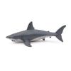 PAPO Marine Life White Shark Toy Figure, Three Years or Above, Grey (56002)