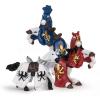 PAPO Mini Papo Mini Plus Knights Tube Toy Mini Figure Set, Three Years or Above, Multi-colour (33022)