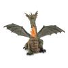 PAPO The Enchanted World Green Winged Dragon with Flame Toy Figure, Three Years or Above, Green (39025)