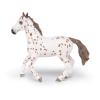 PAPO Horse and Ponies Brown Appaloosa Mare Toy Figure, Three Years or Above, White/Brown (51509)