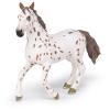 PAPO Horse and Ponies Brown Appaloosa Mare Toy Figure, Three Years or Above, White/Brown (51509)