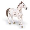 PAPO Horse and Ponies Brown Appaloosa Mare Toy Figure, Three Years or Above, White/Brown (51509)