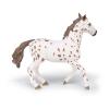 PAPO Horse and Ponies Brown Appaloosa Mare Toy Figure, Three Years or Above, White/Brown (51509)