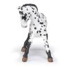 PAPO Horse and Ponies Black Appaloosa Foal Toy Figure, Three Years or Above, White/Black (51540)