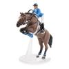 PAPO Horse and Ponies Jumping Horse with Riding Girl Toy Figure, Three Years or Above, Multi-colour (51560)