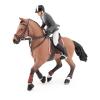 PAPO Horse and Ponies Competition Horse with Rider Toy Figure, Three Years or Above, Multi-colour (51561)