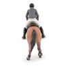 PAPO Horse and Ponies Competition Horse with Rider Toy Figure, Three Years or Above, Multi-colour (51561)