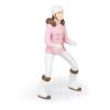 PAPO Horse and Ponies Winter Riding Girl Toy Figure, Three Years or Above, Multi-colour (52011)