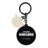 STAR WARS The Mandalorian Boba Fett Helmet & Grogu Rubber Keychain, Multi-colour (KE611500STW)