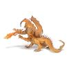 PAPO Fantasy World Gold Two Headed Dragon Toy Figure, Three Years or Above, Gold (38938)