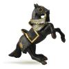 PAPO Fantasy World Horse in Black Armour Toy Figure, Three Years or Above, Black/Gold (39276)